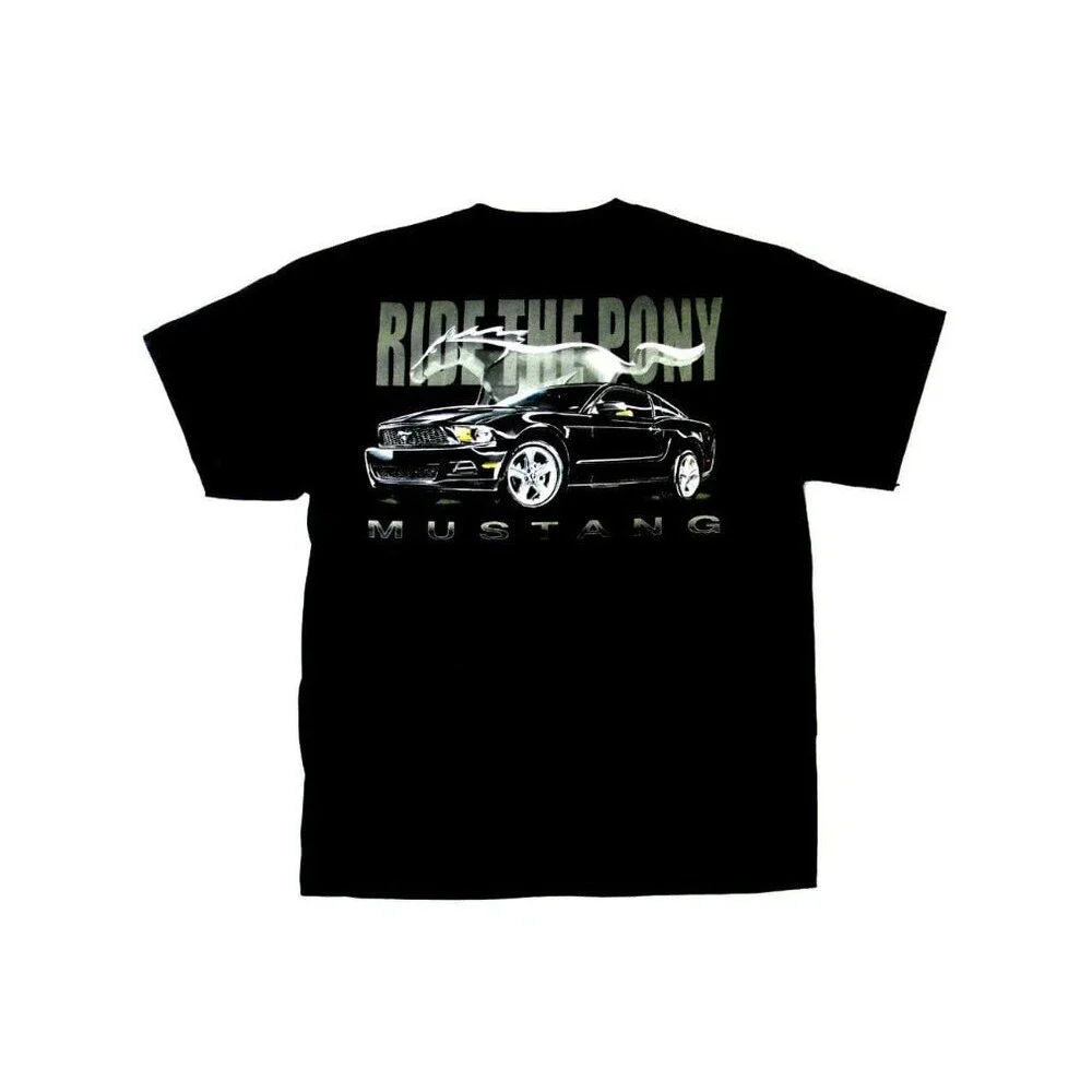 Ford Mustang T-Shirt Ride The Pony Design Size XXL 2XL